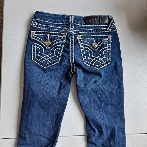 L.A. Idol Dark Blue Skinny Jeans - Picture 6 of 6